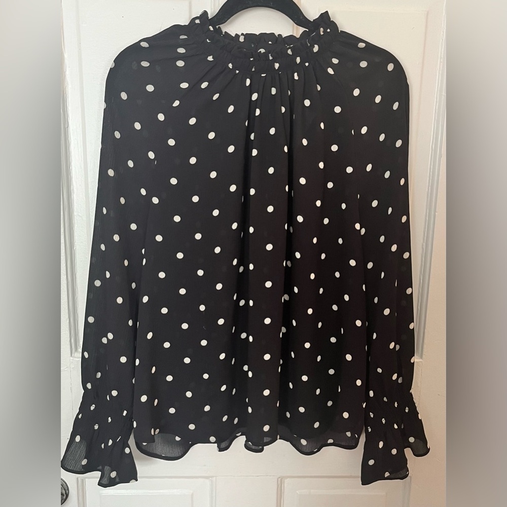 NEW Loft Polka Dot Blouse